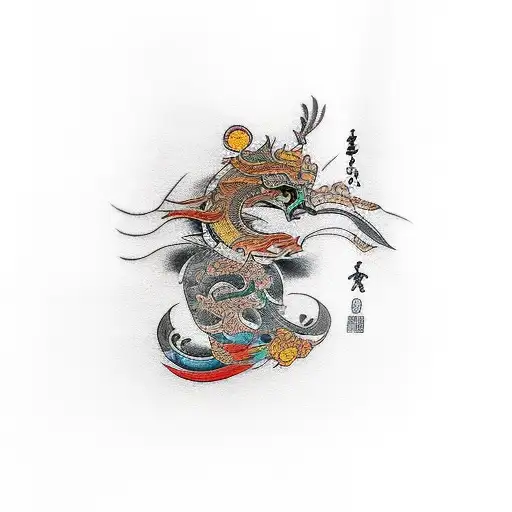 fenix tattoo design idea