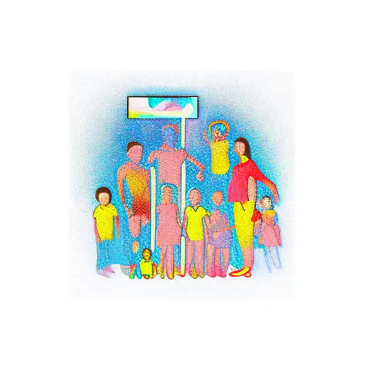 Symbolic representation of family unity tattoo design idea
