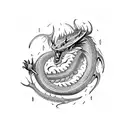 toothless dragon tattoo design idea