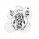 scuba diving tattoo design idea