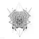 escrituras horizontal tattoo design idea