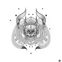 escrituras horizontal tattoo design idea