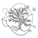 christmas tree tattoo tattoo design idea
