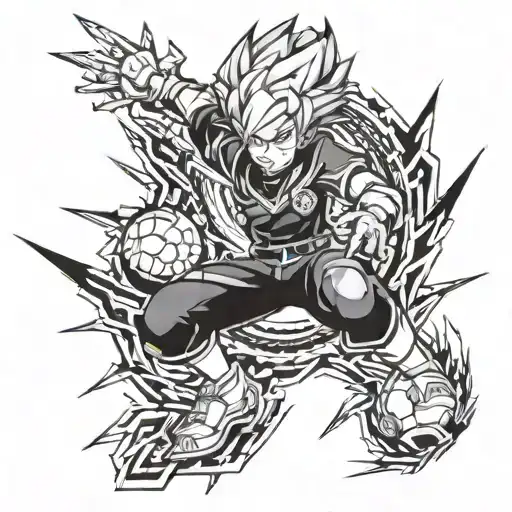 jude sharp inazuma eleven tattoo design idea