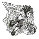 jude sharp inazuma eleven tattoo design idea