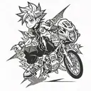 jude sharp inazuma eleven tattoo design idea