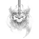 ichigos' sword  tattoo design idea