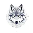 time, chess, wolf, rubiks cube tattoo design idea