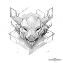 glacier tattoo design idea