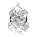 glacier tattoo design idea