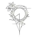 keep going along the top tattoo design idea