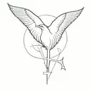 keep going along the top tattoo design idea