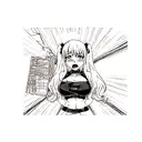 bdsm anime girl tattoo design idea