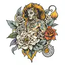 small hotel tattoo design idea