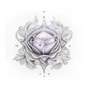 Lavender tattoo design idea