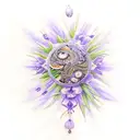 Lavender tattoo design idea