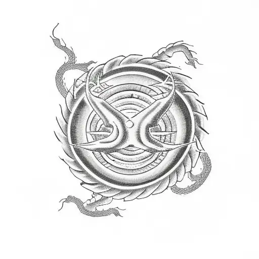 shenron dragon balls  tattoo design idea