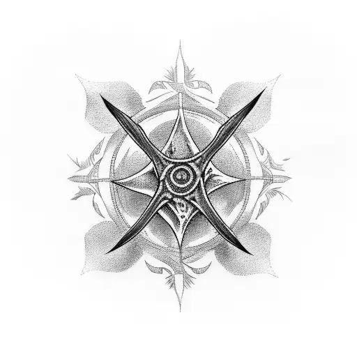 thorn on spine tattoo design idea