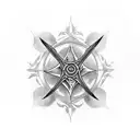 thorn on spine tattoo design idea