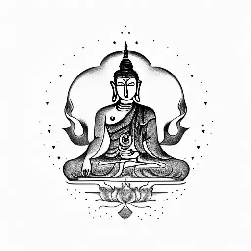 karma, Matterhorn, buddhismus, familie, glauben, Kreuz, liebe tattoo design idea