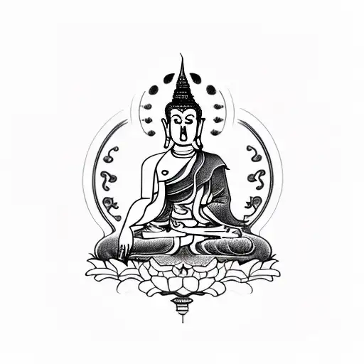 karma, Matterhorn, buddhismus, familie, glauben, Kreuz, liebe tattoo design idea