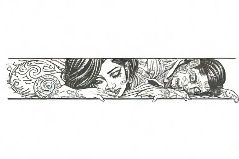 Depression tattoo design idea