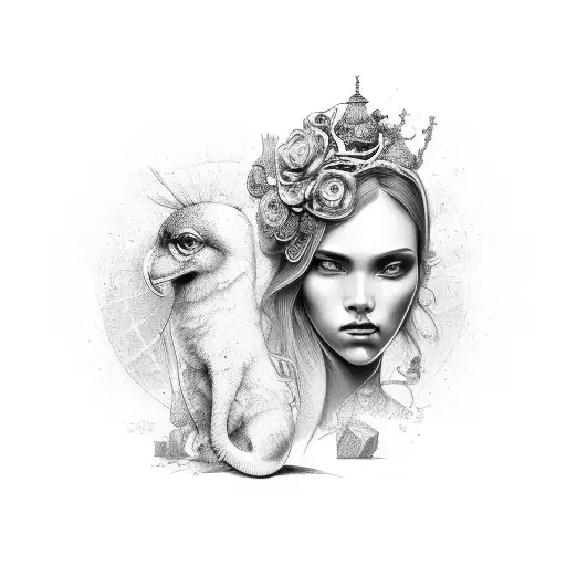 amore tattoo design idea