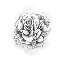 ramo de flores tattoo design idea