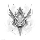 d20 sragon tattoo design idea