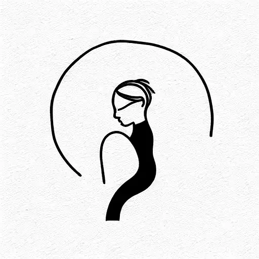 Name Thea with Date 15.03.2024 tattoo design idea