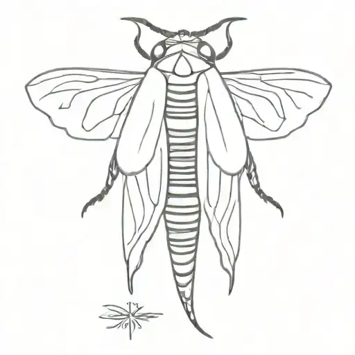death 's-head moth tattoo design idea