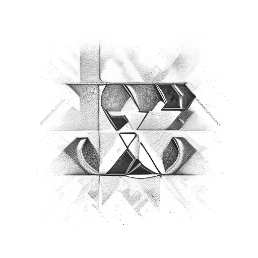 PC gaming, with the letters GV, HM and the numbers 7 and 9. the avicii logo tattoo design idea