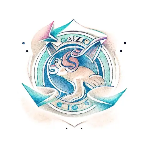 CREAR UN LOGO CON ESTOS CUATRO SIGNOS ZADIACALES: LIBRA, GEMINIS, ACUARIO Y CANCER tattoo design idea