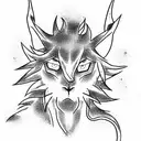 Kurama with naruto tattoo design idea