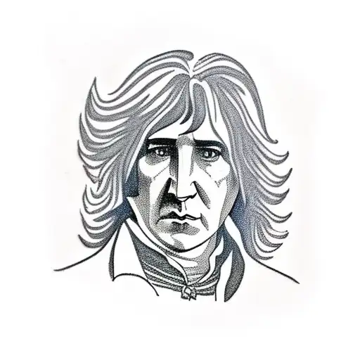 severus snape  tattoo design idea