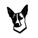 basenji tattoo design idea