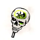 caveira  tattoo design idea