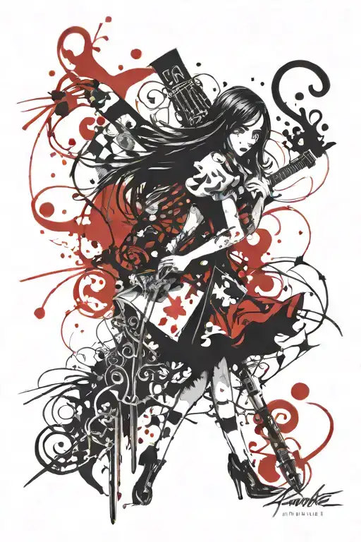 alice madness returns tattoo design idea
