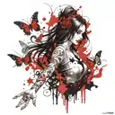 alice madness returns tattoo design idea