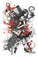 alice madness returns tattoo design idea