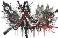 alice madness returns tattoo design idea