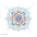 Fractal mixed with nature  tattoo design idea