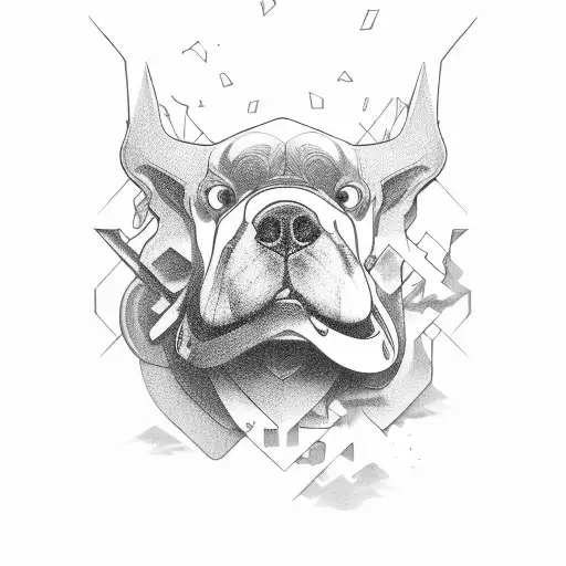 strong and loyal tattoo design idea