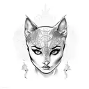 catwoman tattoo design idea