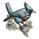 Steller's Jay tattoo design idea