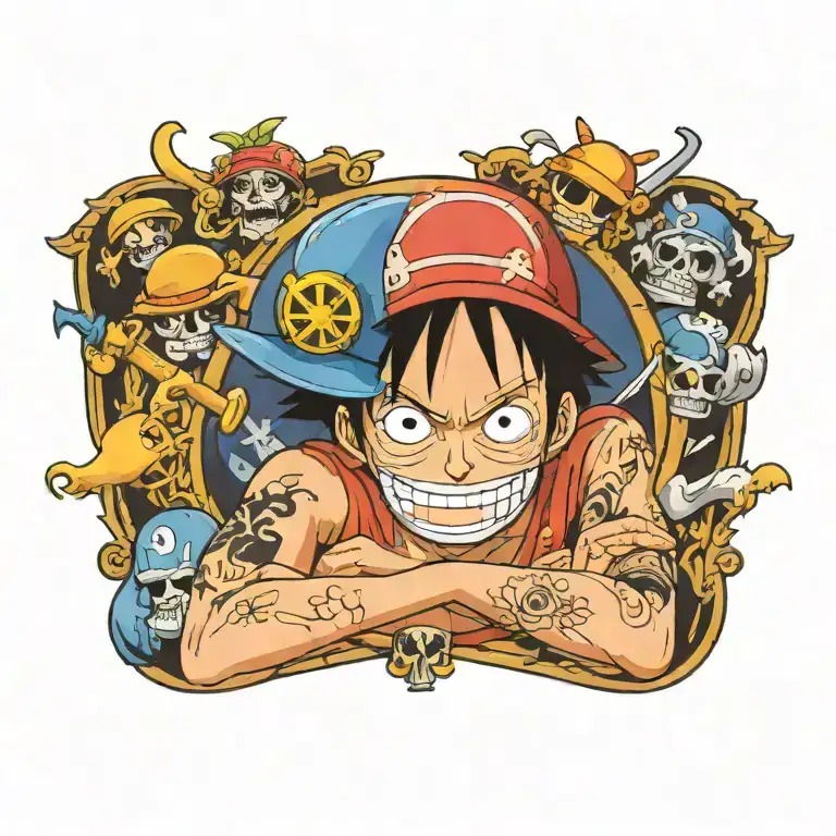 one piece tattoo design idea