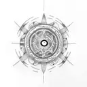 Bible quote + yin yang tattoo design idea