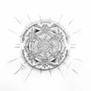 Bible quote + yin yang tattoo design idea