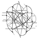 DNA strand with latitude and longitude coordinates intertwined tattoo design idea