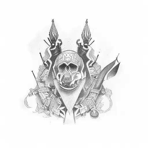 lithuanian partisan tattoo design idea